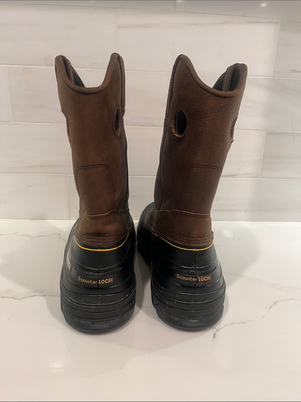 Georgia Boot Men 10M Muddog 11" Waterproof Work Boots GB00229TS Dark Brown - Picture 7 of 11